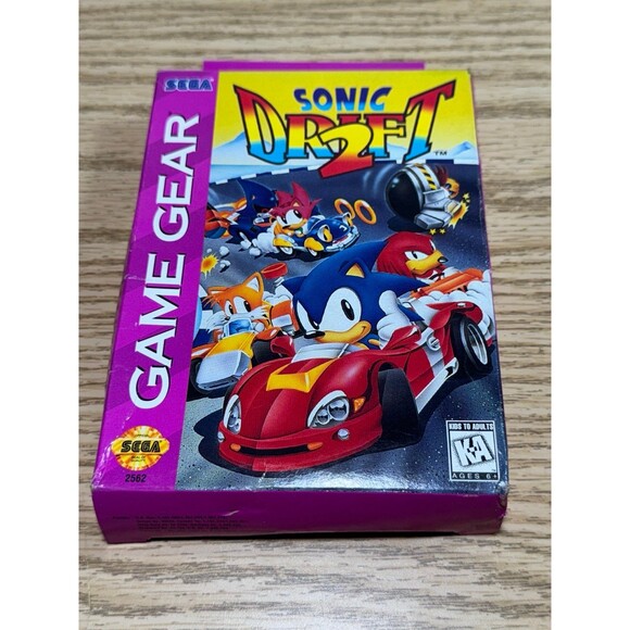Sega Game Gear Sonic Drift 2 BOX ONLY No‎ Game READ - Picture 1 of 9